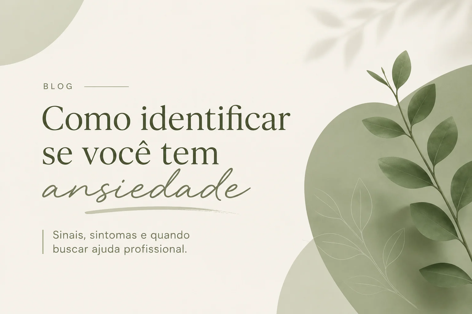 sinais de ansiedade